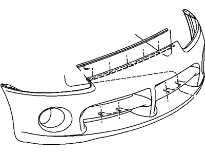 Mopar 5029154AB Front Bumper Cover