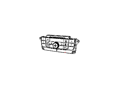 Mopar 55111865AP Air Conditioner And Heater Control