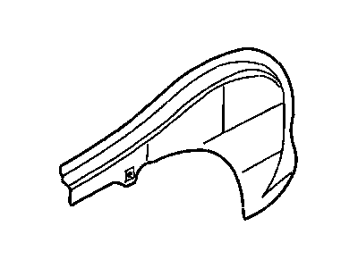 Mopar 5008097AB Extension-Quarter Inner Lower