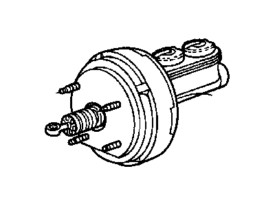 Mopar 4485124 Booster Brake 250MM