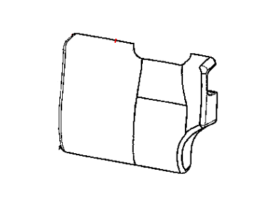 Mopar 1BG011D1AA Rear Seat Back Cover