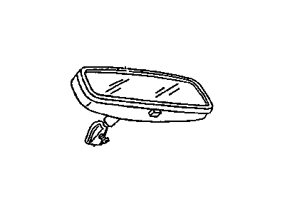 Mopar 55077468AA Inside Rear View Mirror