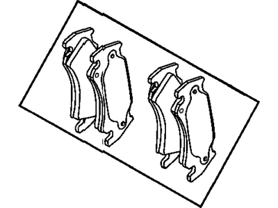 Dodge Ram 1500 Brake Pad - 5143402AA