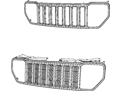 Mopar 55157218AB Grille Radiator