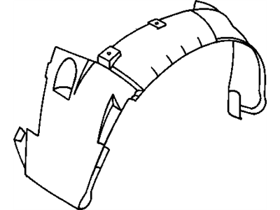 Mopar 5008095AC Shield-WHEELHOUSE