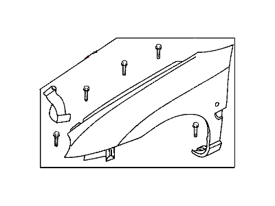 Mopar 5012671AD Fender-Front