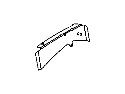 Mopar 5008057AD Extension Front Fender Sid