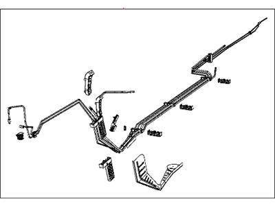 Mopar 68057672AG Line-Fuel And Brake Tube