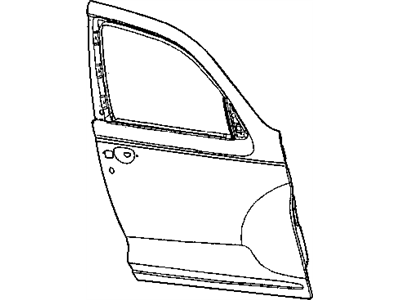 2002 Chrysler PT Cruiser Door Seal - 4724781AE