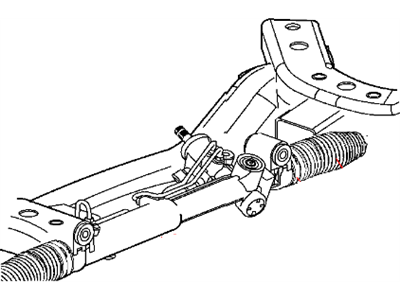 2007 Chrysler 300 Rack And Pinion - 4782960AE