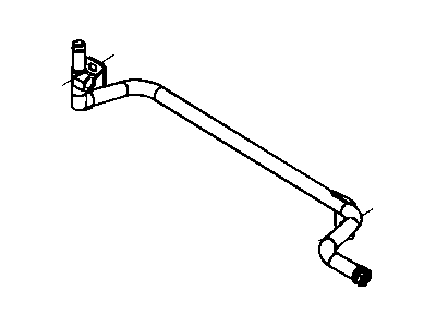 Mopar 68048997AA Tube-Heater Core