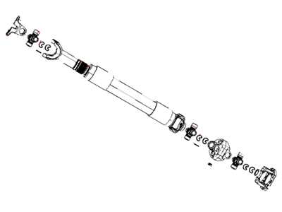 2010 Dodge Ram 5500 Drive Shaft - 52123084AB