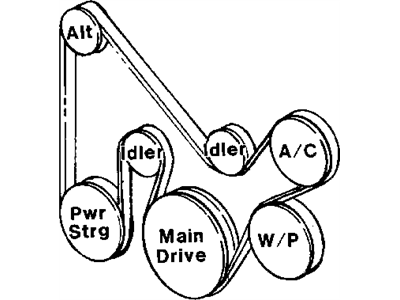 Mopar 4612828 Belt