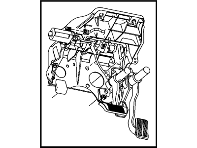 Mopar 68054739AA PEDALASSY-Adjustable