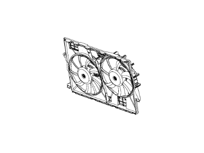 Jeep Cherokee Engine Cooling Fan - 52014621AE