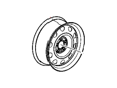 Mopar 4895087AA Spare Wheel