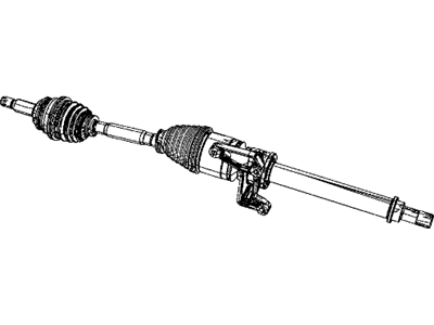 2015 Jeep Patriot Axle Shaft - 5105649AF