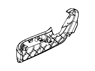 Mopar 1JB121K5AA Shield-Passenger OUTBOARD