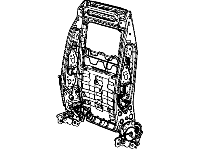 Mopar 4610153AB Frame-Front Seat Back