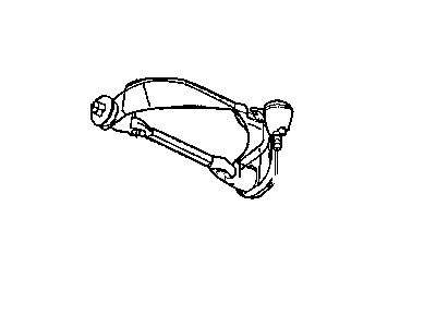 2000 Dodge Dakota Control Arm - 52106160AC