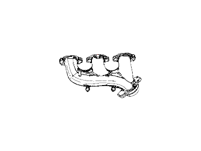 Dodge Nitro Exhaust Manifold - 53013837AA