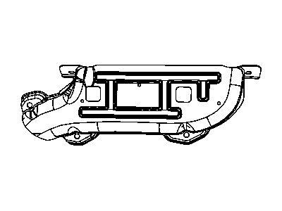 2011 Dodge Nitro Exhaust Heat Shield - 53013838AA