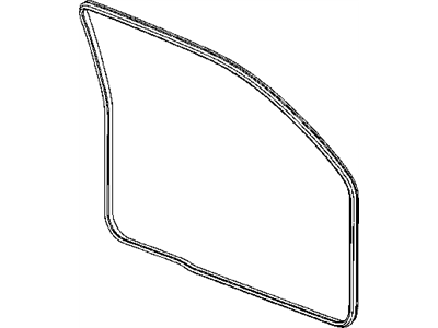 Mopar 55112128AG WEATHERSTRIP-Body Side