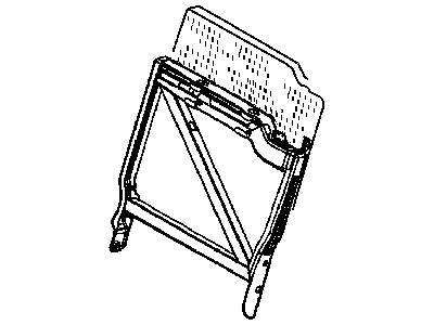 Mopar 1JU471D5AA Seat Back-Rear