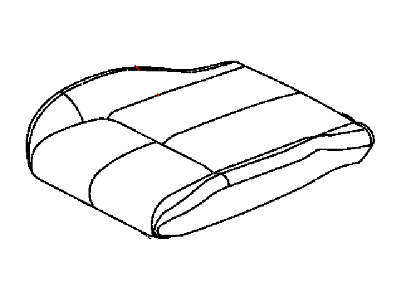 Mopar 5UQ98DX9AA Front Seat Cushion Cover