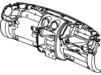 Mopar ZE85ZJ8AC Panel-Instrument