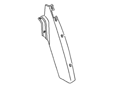 Mopar KN09RX7 Panel-Rear Quarter Trim Left