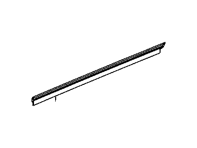 Mopar 55396695AC WEATHERSTRIP-Front Door