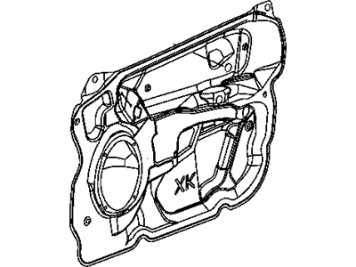 Mopar 55396678AD Shield-Front Door