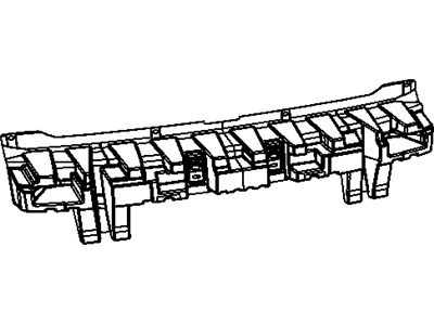 Mopar 55157388AB ABSORBER-Rear Energy