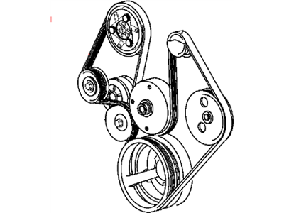 Mopar 53032037AK Belt-Accessory Drive