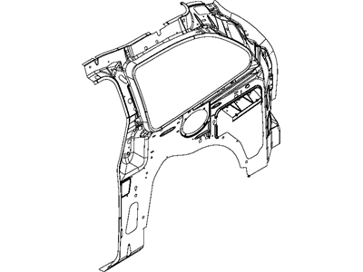 Mopar 4894698AM Panel-Quarter Inner