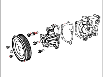 Mopar 4884784AC Engine Cooling Water Pump