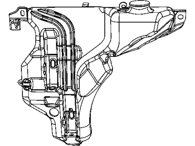 2010 Chrysler Sebring Washer Reservoir - 68020520AA