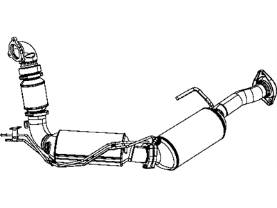 Mopar 68032599AA Tube-Particulate Filter