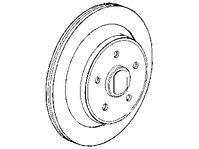 Mopar 52009968AC Rear Brake Rotor