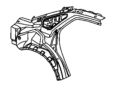 Mopar 5174357AB Panel-Body Side Aperture Rear