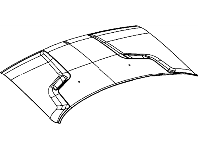 Mopar 68259671AC Hood Panel