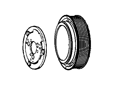 Mopar 68032120AA PULLY Kit-A/C Compressor