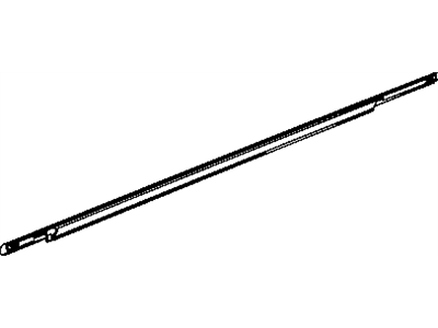 Mopar 4724783AH WEATHERSTRIP-Rear Door Belt