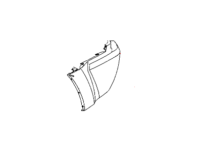 Mopar 5029990AB Rear Bumper Cover