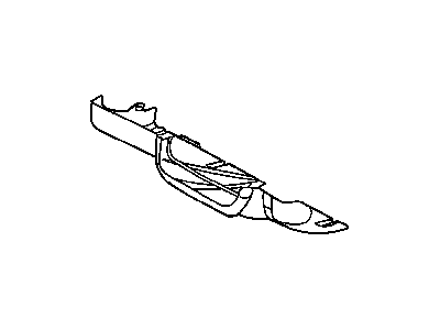 Mopar 5GM83WL8AA Cover Steering Column Open