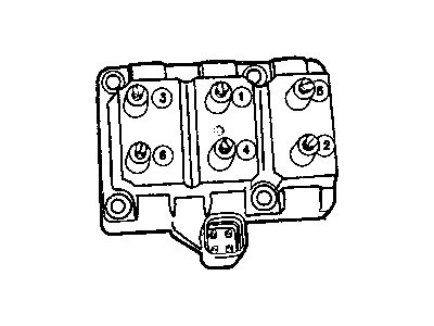 Dodge Shadow Ignition Coil - MD141044