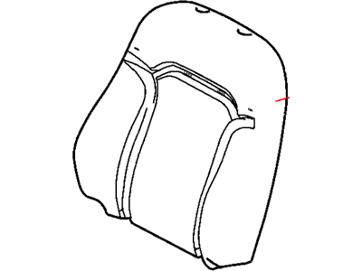 Mopar ZD121L2AA Front Seat Back Cover