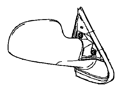 Mopar 4857877AC Driver Side Mirror Outside Rear View