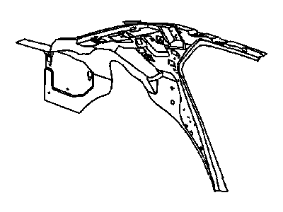 Mopar 5135906AG Panel-Body Side Aperture Rear